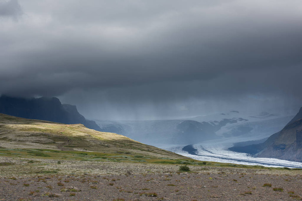 İzlanda'daki Vatnajokull Buzulu - Fotoğraf, Görsel