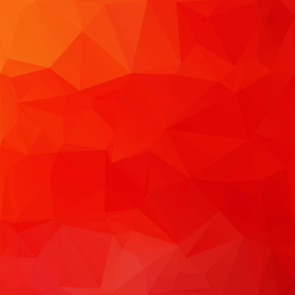 Orange Polygonal Mosaic Background, Creative Design Templates - Vector, Image