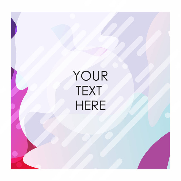 Colorful background with typography vector - Vektor, kép