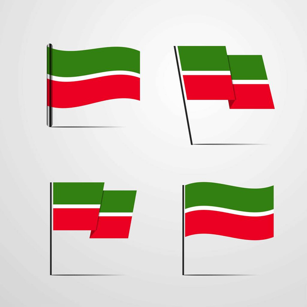 Tatarstan flag icon vector illustration - Vector, Image