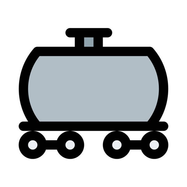 Icono del tanque de combustible o gas, ilustración del vector
 - Vector, Imagen