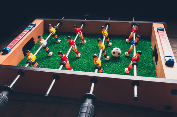 テーブル サッカー サッカー キッカー ゲーム選手 - 写真・画像