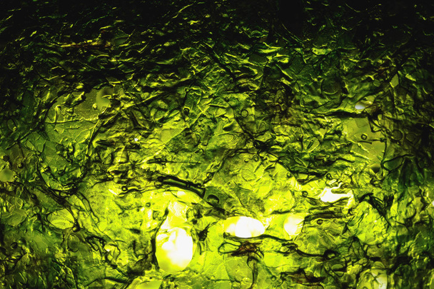 feuille de laminaire d'algues nori séchée texture éclairée
 - Photo, image