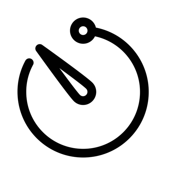 Símbolo web de tempo ou ícone, ilustração vetorial colorida
 - Vetor, Imagem