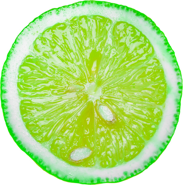 kawałek zielonej limonki - Zdjęcie, obraz
