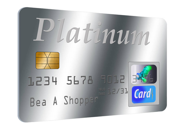 Oto ogólny, karty kredytowej mock (bezpieczne publikowanie). Jest to ilustracja. - Zdjęcie, obraz