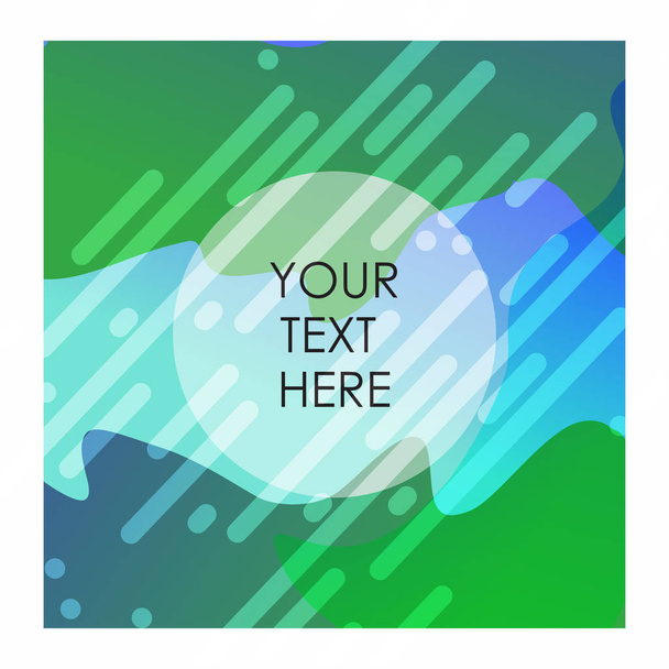 Multicolor background with typography vector - Vetor, Imagem