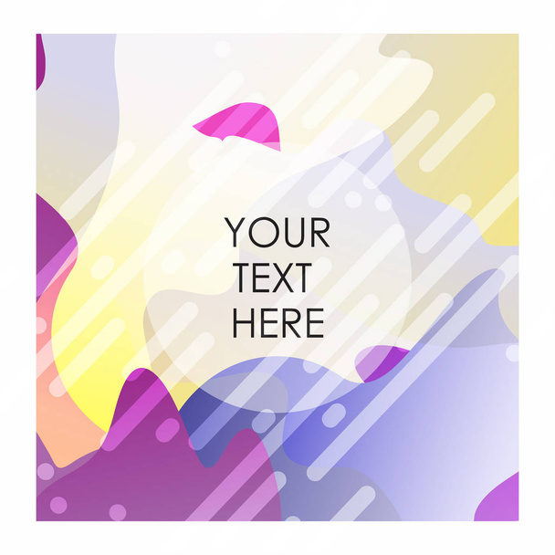 Colorful background with typography vector - Vektor, obrázek