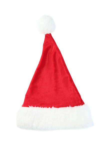 Santa claus hat isolated on white background - Фото, зображення