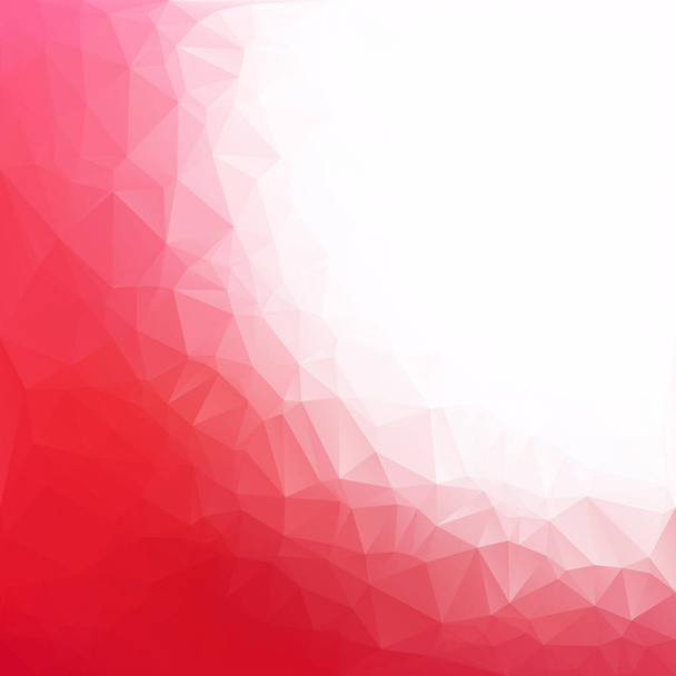 Red Polygonal Mosaic Background, Creative Design Templates - Vector, Image