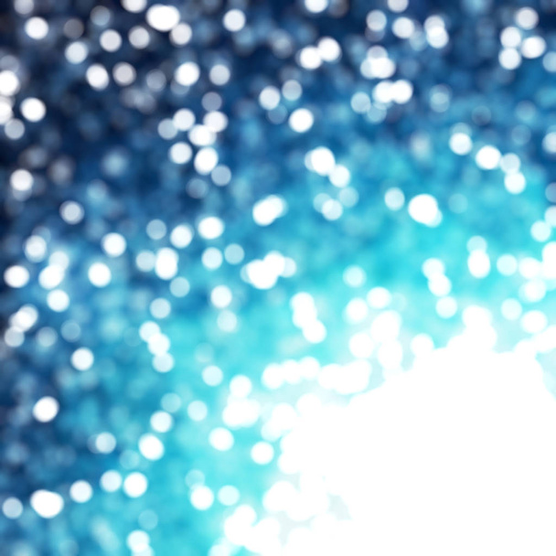 Desenfocado único abstracto azul Bokeh luces festivas
 - Foto, imagen