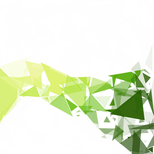 Μωσαϊκά φόντο πράσινο διάλειμμα, δημιουργικό σχεδιασμό προτύπων - Διάνυσμα, εικόνα