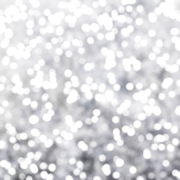 Luci festive bianche grigie astratte uniche sfocate di Bokeh
 - Foto, immagini