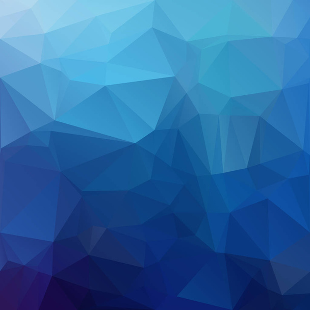 modrá polygonální mozaika pozadí, tvůrčí design šablony - Vektor, obrázek