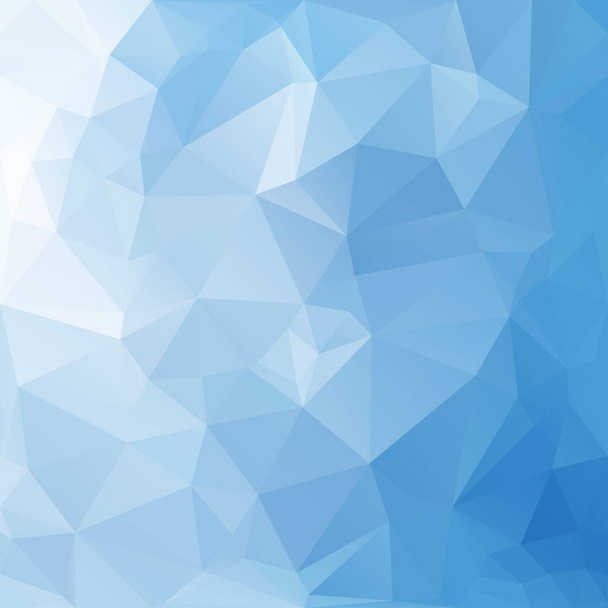 blauer polygonaler Mosaikhintergrund, kreative Design-Vorlagen - Vektor, Bild