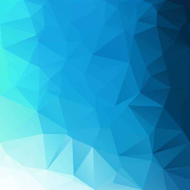 kék poligonális mozaik háttér, kreatív tervezési sablonok - Vektor, kép