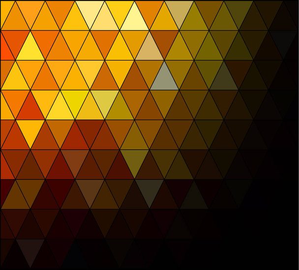 Yellow Square Grid Mosaic Background, Creative Design Templates - Vector, afbeelding