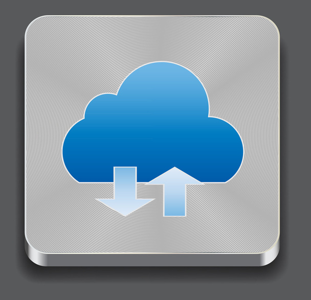 Vektorillustration des Cloud-Apps-Symbols - Vektor, Bild