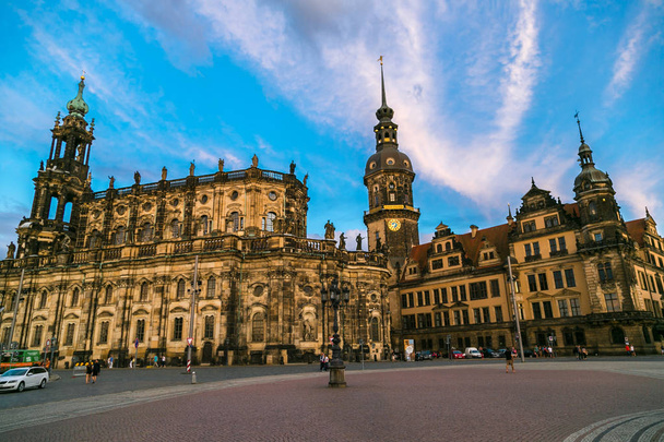 DRESDEN, GERMANY - JULY 11, 2014: Dresden, Germany in a beautiful summer day, Germany on July 11, 2014 - Φωτογραφία, εικόνα