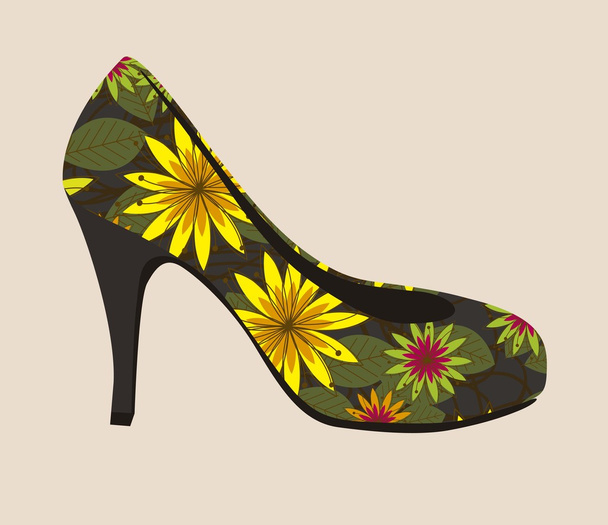 fashion shoes - Vector, Image