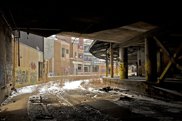 Abandoned Warehouse Buildings - Photo, Image