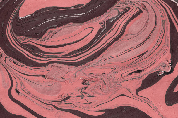 piros márvány háttér festék fröccsenő textúra - Fotó, kép