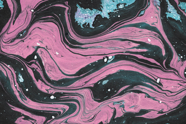 Fondo de mármol colorido con textura de salpicaduras de pintura - Foto, Imagen