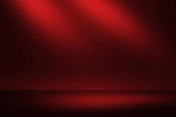 Red  product showcase,  spotlight background.  Layout,  presentation - Foto, Bild