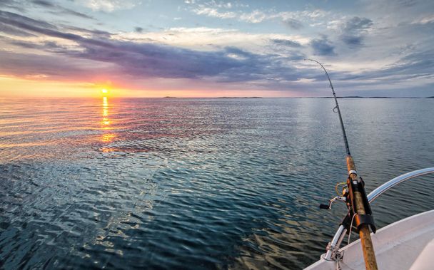 Mattina paesaggio di pesca in Svezia
  - Foto, immagini