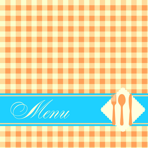 Restaurant menu template vector illustration - Vecteur, image