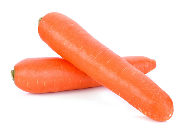 Carrots isolated on white background - Photo, image