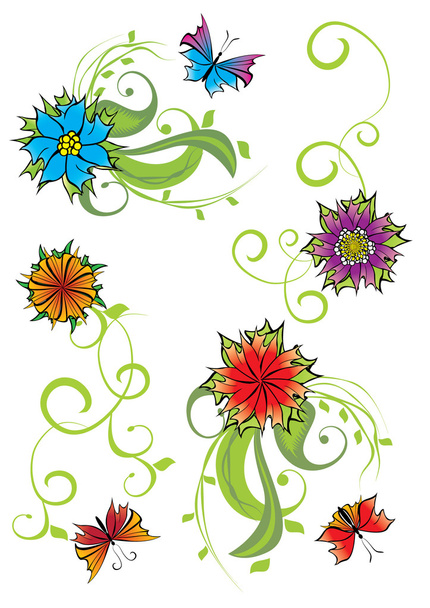 Квіти та листівки метеликів
 - Фото, зображення
