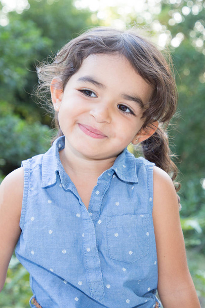 pretty cute portrait child outdoors
 - Фото, изображение