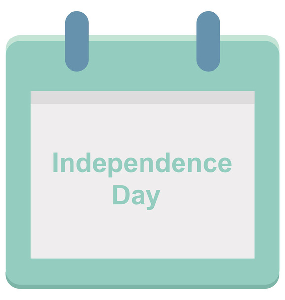 Giorno dell'indipendenza, giorno della libertà Giorno dell'evento speciale Icona vettoriale che può essere facilmente modificata o modificata
. - Vettoriali, immagini
