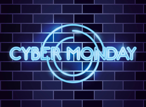 loja cyber segunda-feira
 - Vetor, Imagem