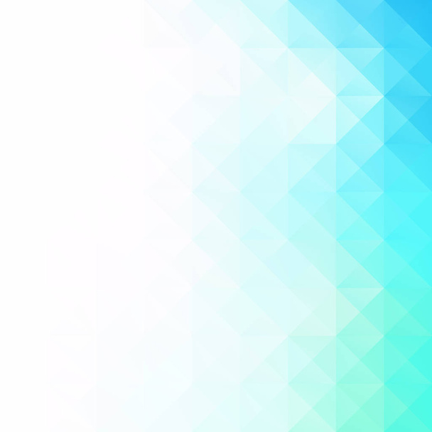 Blue Grid Mosaic Background, Creative Design Templates - Vector, Image