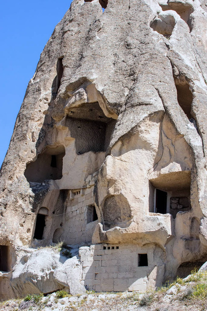 Türkiye ' de inanılmaz kaya oluşumları Kapadokya'nın muhteşem manzara  - Fotoğraf, Görsel