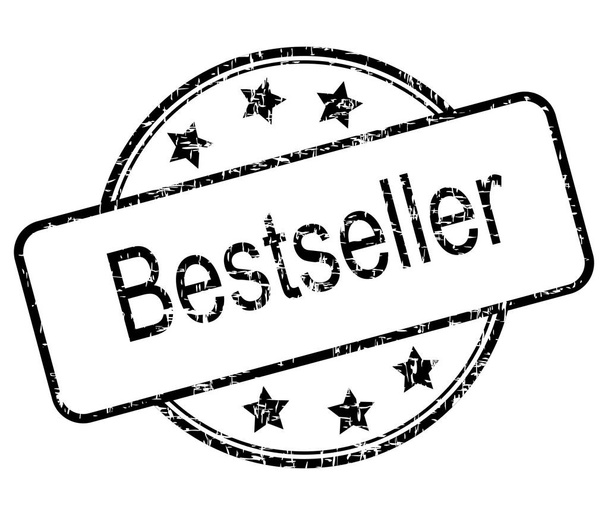чорна гумова марка Бестселлера - ілюстрація
 - Фото, зображення