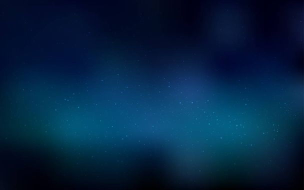 Темний векторний фон BLUE з зірками галактик. Розмитий декоративний дизайн у простому стилі з зірками галактик. Шаблон для веб-сайтів астрології
. - Вектор, зображення