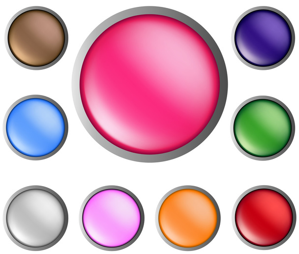 web buttons - Vector, Image