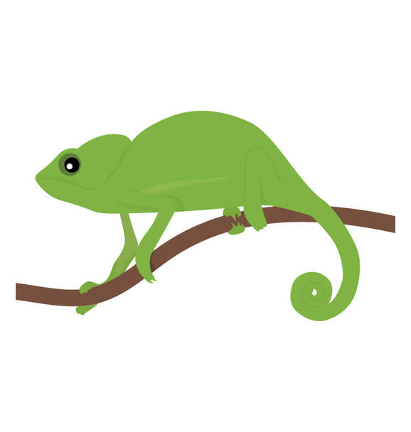 Stary Świat typu jaszczurka kameleon ikona designu  - Wektor, obraz