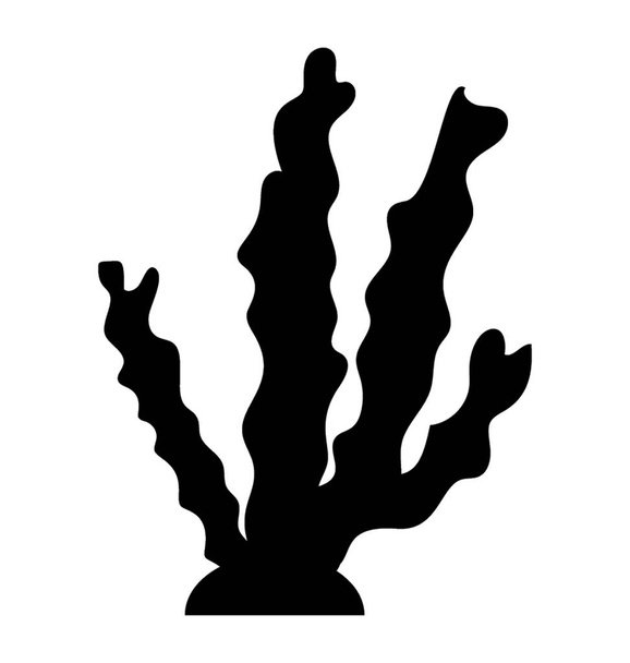 glyph icon design of diodogorgia nodulifera coral reef - Вектор,изображение
