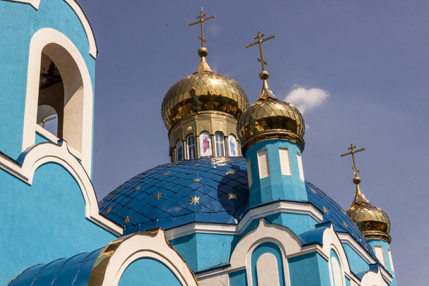 ortodoxy kerk in sharhorod - Oekraïne, Europa. - Foto, afbeelding