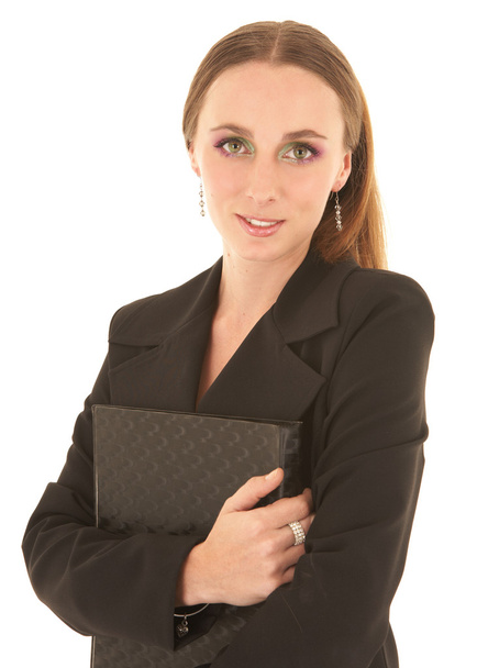 Sexy young adult Caucasian businesswoman - Photo, image