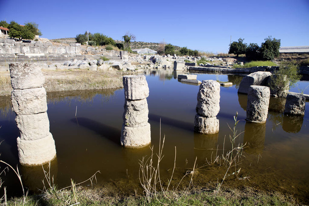 Letoon. Sanctuary of Leto near the ancient Lycian city Xanthos. Turkey - Foto, imagen