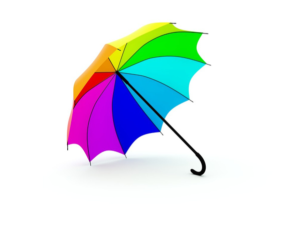 Colored umbrella - Фото, изображение