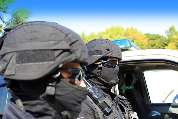Two policemen, a special unit - Foto, Bild
