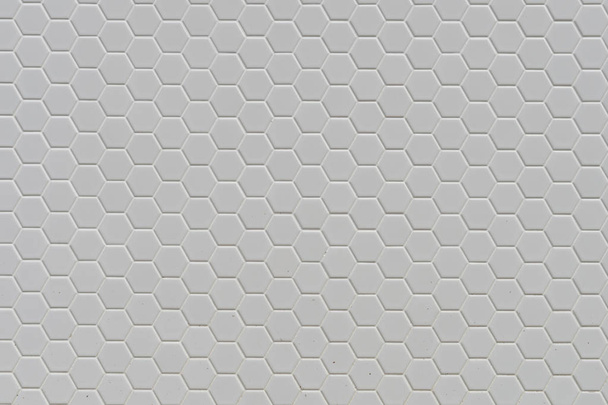 A simple white texture pattern of hexagons as a background - Photo, Image