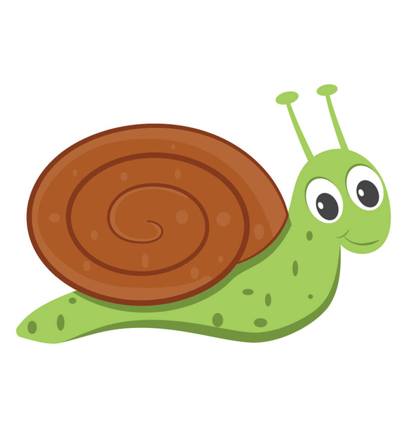Snail flat colored icon  - Vecteur, image