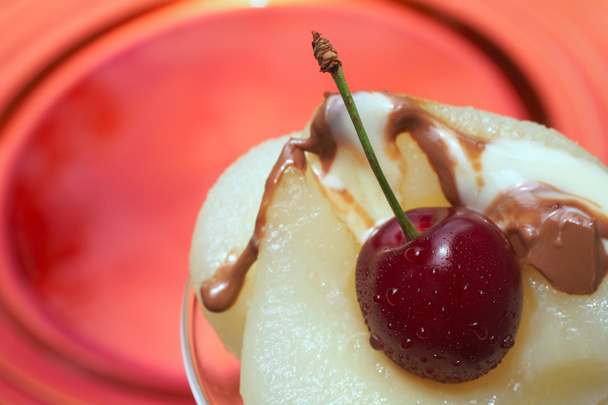 Fresh pear dessert - Foto, imagen